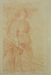 König Philipp IV. von Spanien im Jagdkostüm (1605-65)